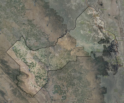Fresno County CA USGS imagery and topo map