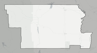 Glenn County CA county basemap context