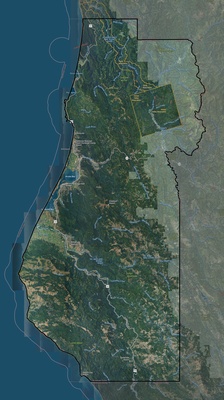 Humboldt County CA USGS imagery and topo map
