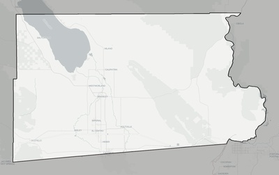 Imperial County CA county basemap context
