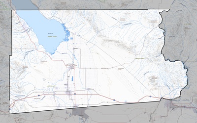 Imperial County CA USGS topo map
