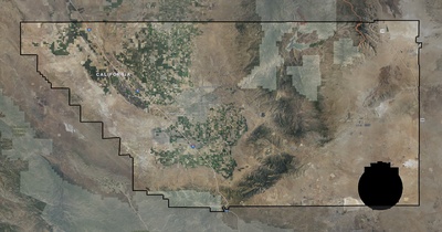 Kern County CA USGS imagery and topo map
