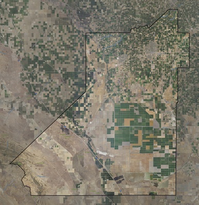 Kings County CA USGS imagery and topo map