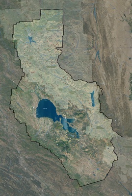 Lake County CA USGS imagery and topo map
