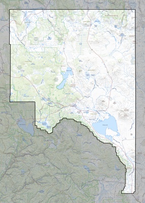 Lassen County CA USGS topo map