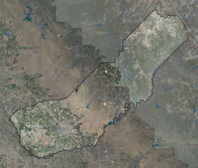 Madera County CA USGS imagery and topo map