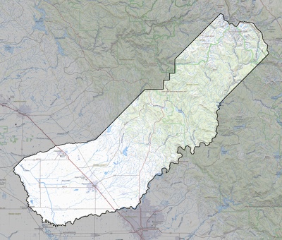 Madera County CA USGS topo map