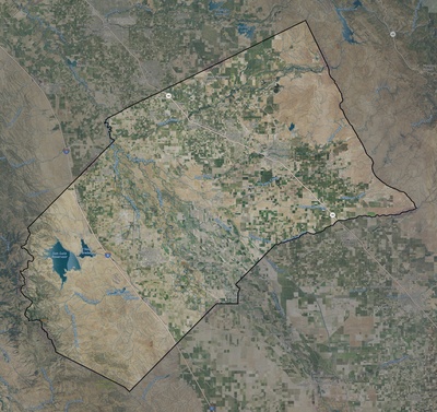 Merced County CA USGS imagery and topo map