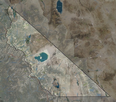 Mono County CA USGS imagery and topo map