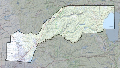 Placer County CA USGS topo map