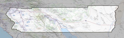 Riverside County CA USGS topo map