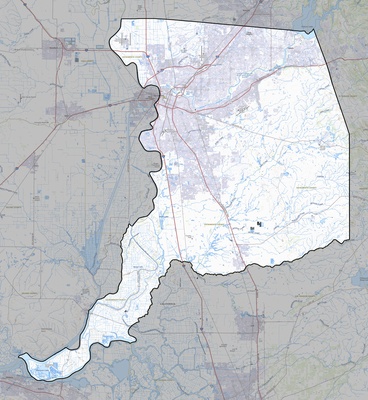 Sacramento County CA USGS topo map