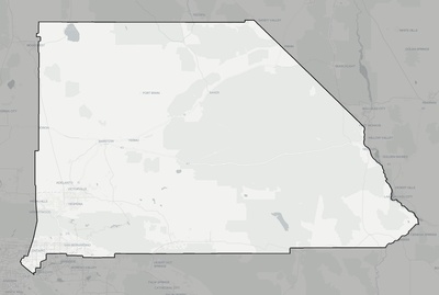 San Bernardino County CA county basemap context