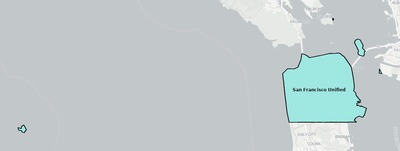 San Francisco County CA school district boundaries map