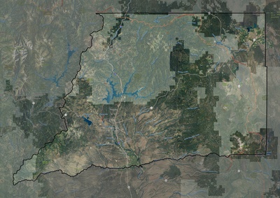Shasta County CA USGS imagery and topo map