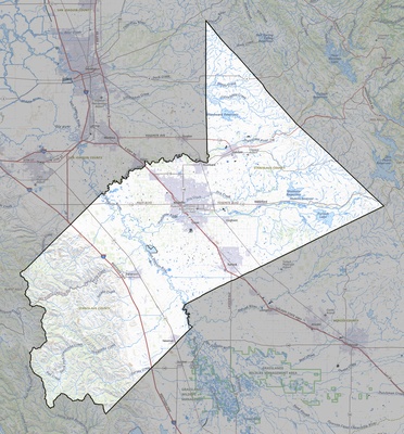 Stanislaus County CA USGS topo map
