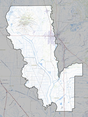 Sutter County CA USGS topo map