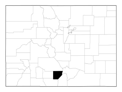 Alamosa County in Colorado