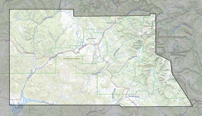 Archuleta County CO USGS topo map