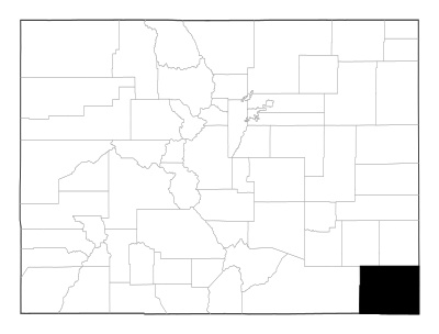 Baca County in Colorado
