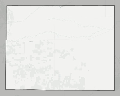 Baca County CO county basemap context