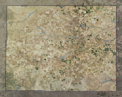 Baca County CO USGS imagery and topo map