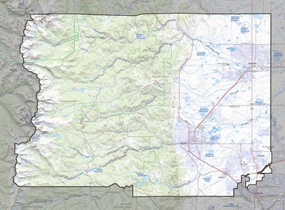 Boulder County CO USGS topo map