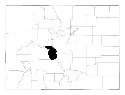 Chaffee County in Colorado