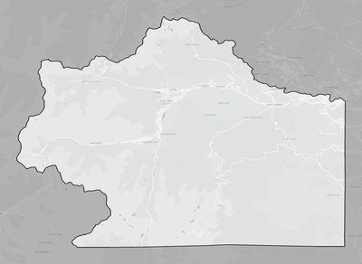 Clear Creek County CO county basemap context