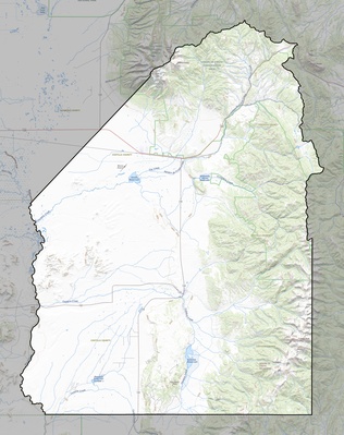Costilla County CO USGS topo map