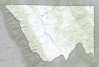 Custer County CO USGS topo map