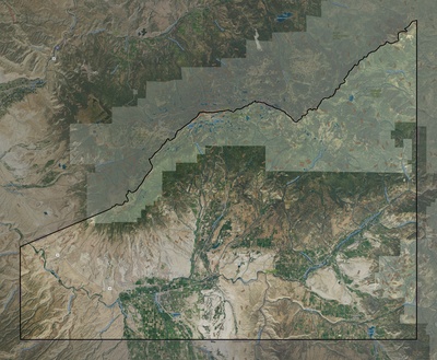 Delta County CO USGS imagery and topo map