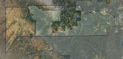 Dolores County CO USGS imagery and topo map