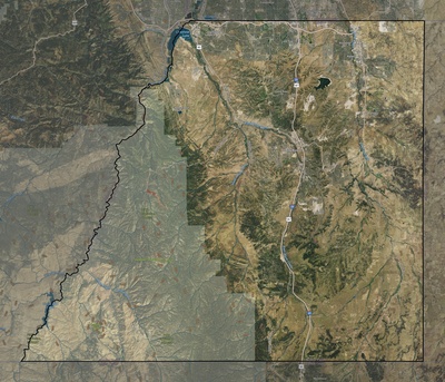 Douglas County CO USGS imagery and topo map