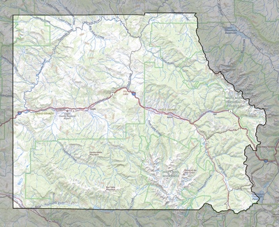 Eagle County CO USGS topo map