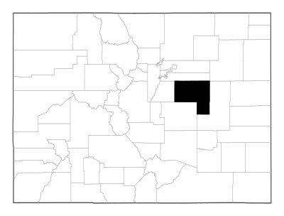 Elbert County in Colorado