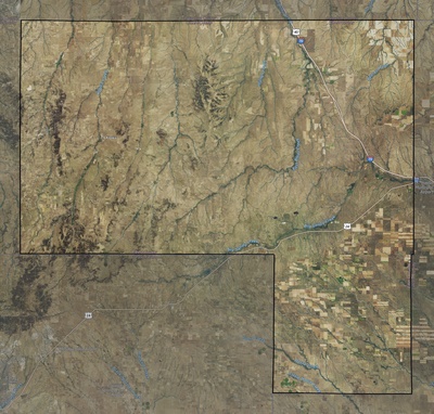 Elbert County CO USGS imagery and topo map