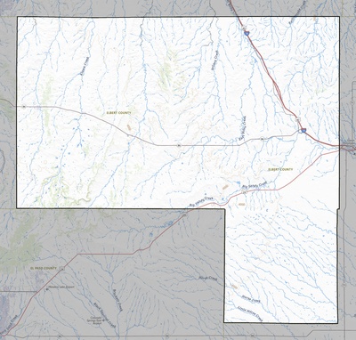 Elbert County CO USGS topo map