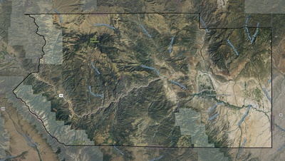 Fremont County CO USGS imagery and topo map