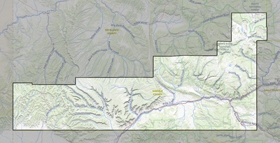 Garfield County CO USGS topo map