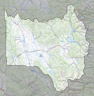 Grand County CO USGS topo map
