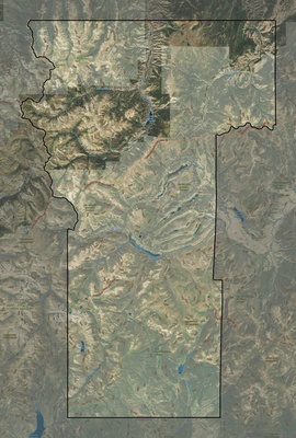 Hinsdale County CO USGS imagery and topo map