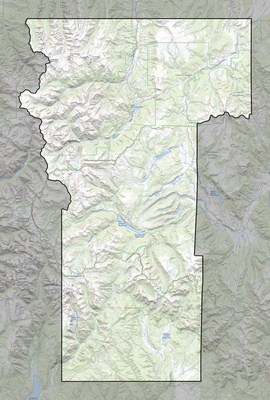 Hinsdale County CO USGS topo map