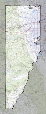 Jefferson County CO USGS topo map
