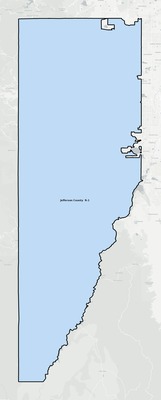 Jefferson County CO school district boundaries map