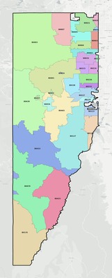 Jefferson County CO ZIP code boundaries map