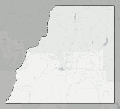 La Plata County CO county basemap context