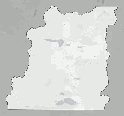 Lake County CO county basemap context