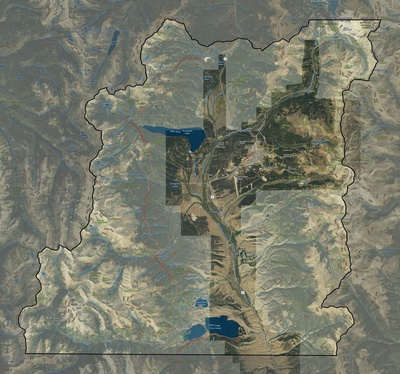 Lake County CO USGS imagery and topo map