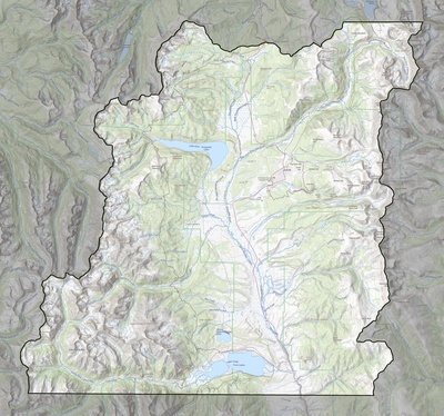 Lake County CO USGS topo map